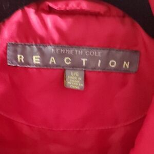 Kenneth Cole Reaction Women's Vibrant Red Puffer Vest